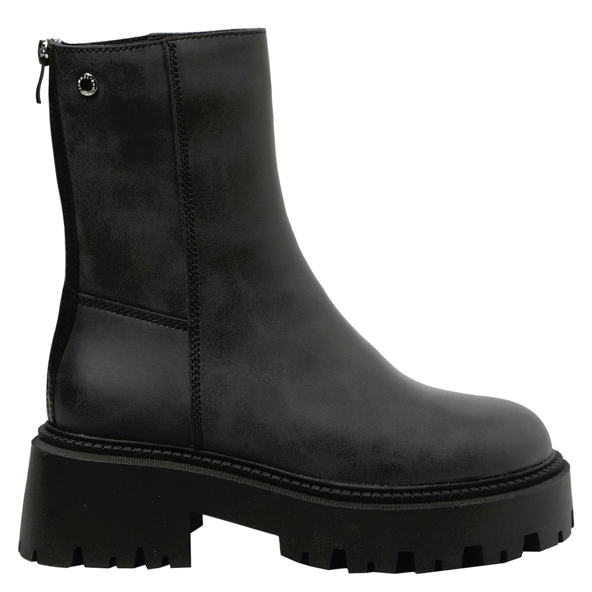 ROMANO - Botín Mujer Cuero Negro Romano