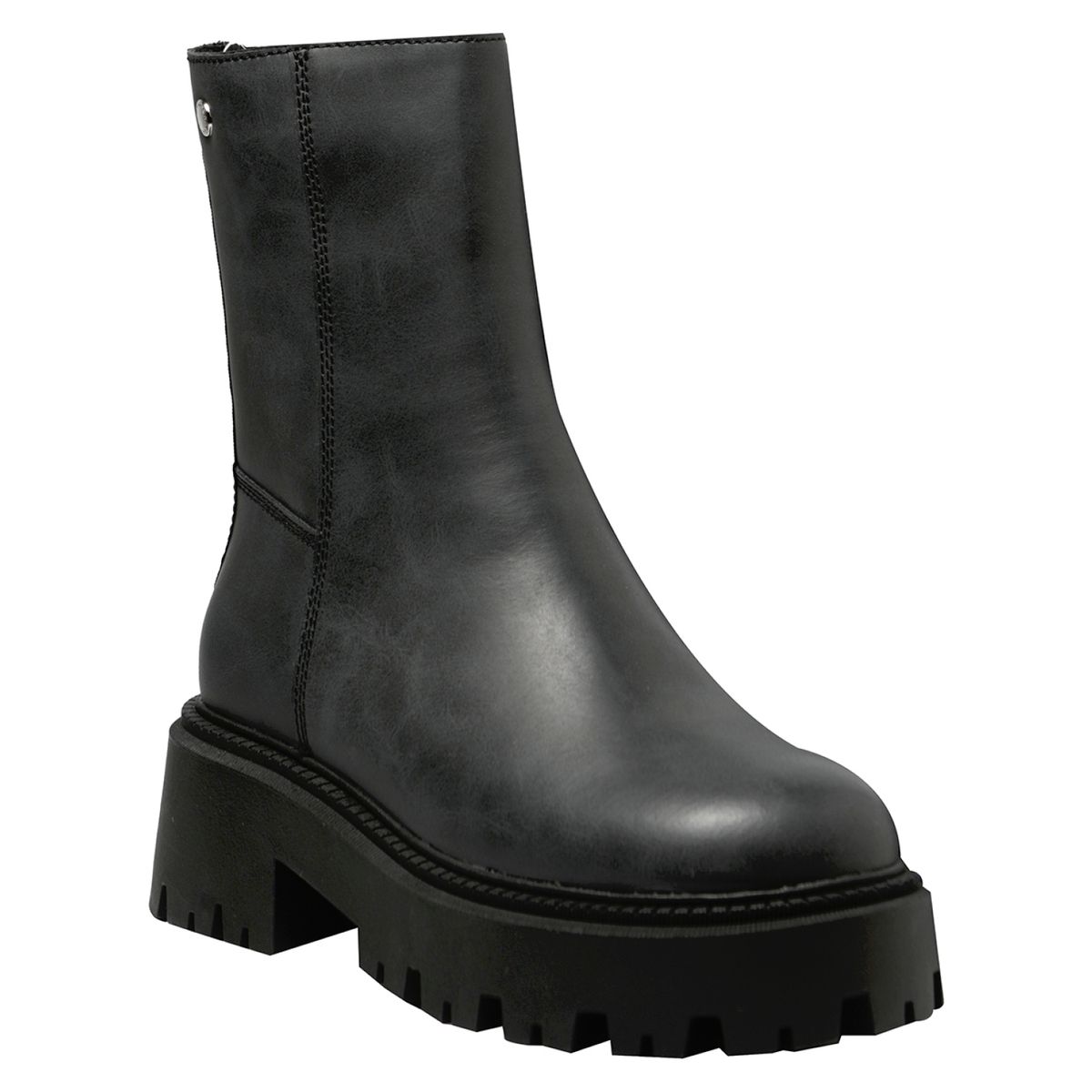 ROMANO - Botín Mujer Cuero Negro Romano