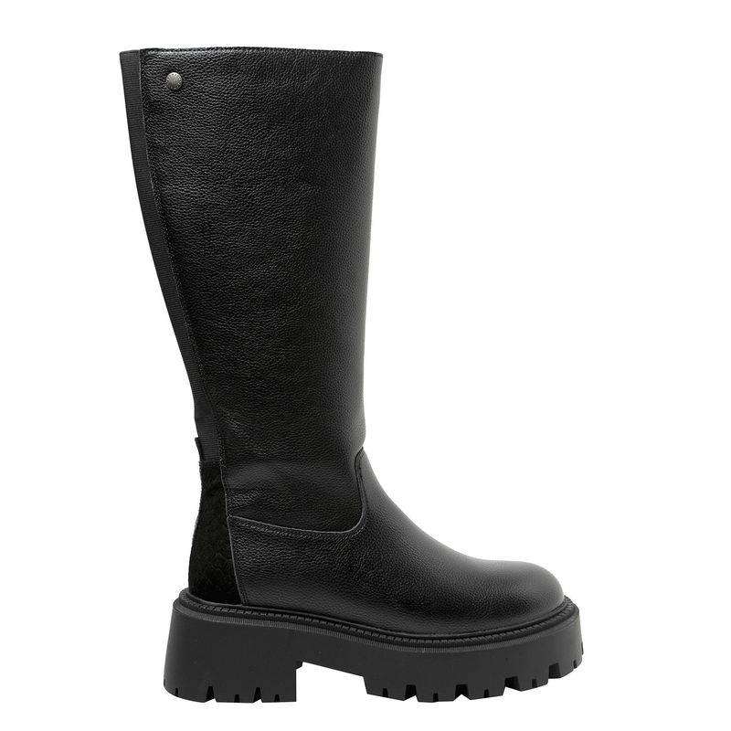 ROMANO Bota Mujer Cuero Negro Romano