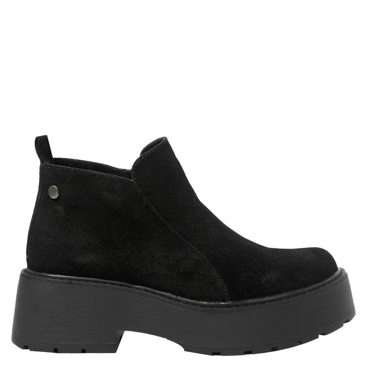 ROMANO - Botín Mujer Cuero Negro Romano