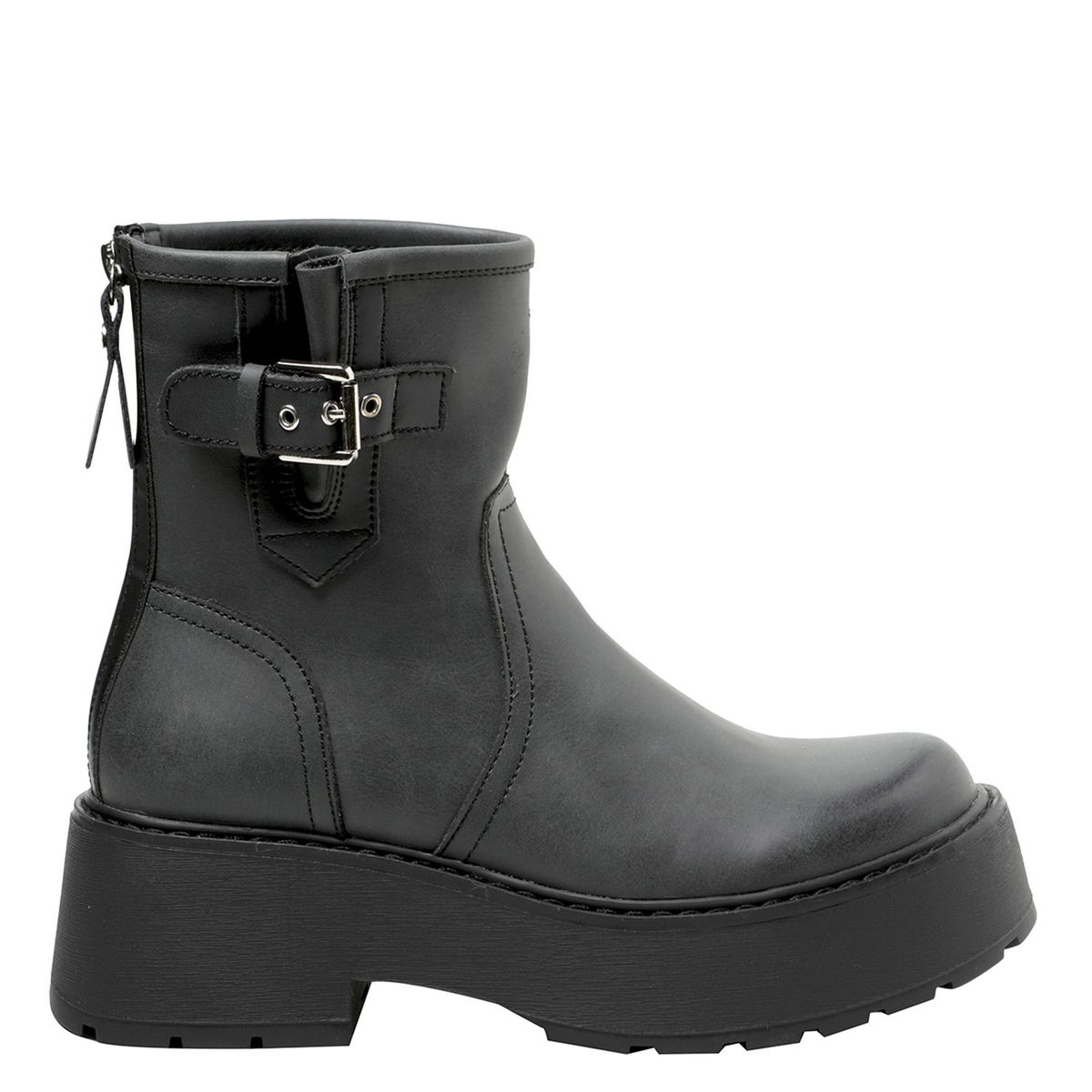 ROMANO - Botín Mujer Cuero Negro Romano