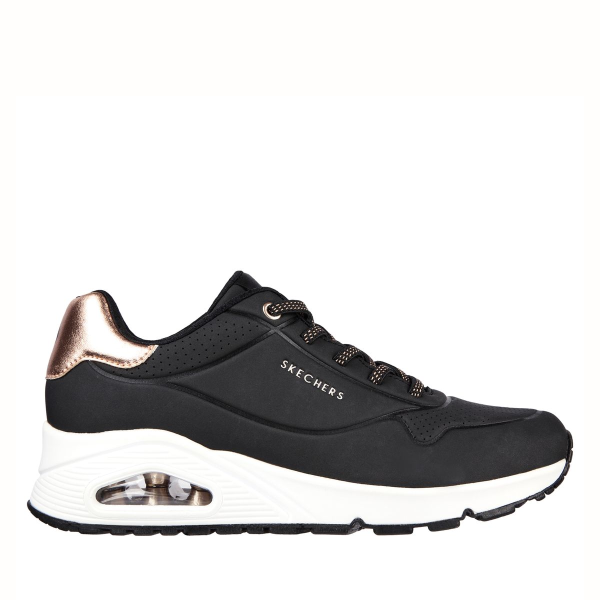 SKECHERS - Uno Zapatilla Urbana Mujer Negro Skechers