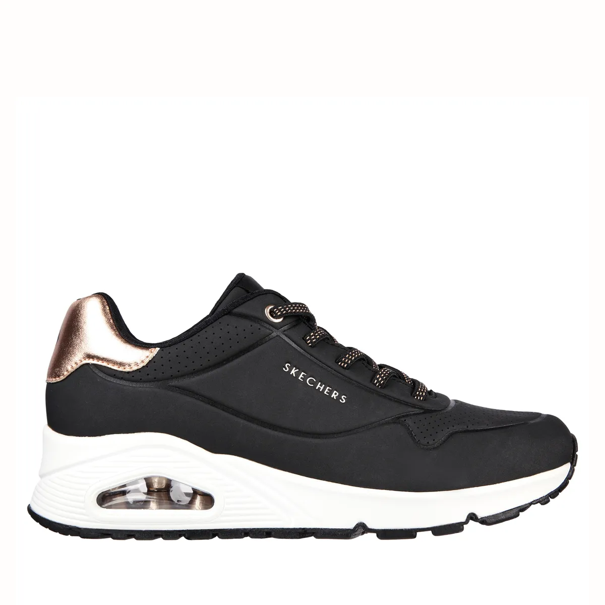 SKECHERS - Uno Zapatilla Urbana Mujer Negro Skechers