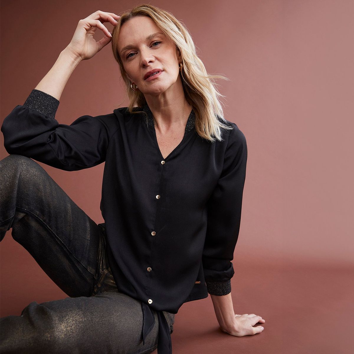 S COCCI - Blusa Manga Larga Mujer S Cocci