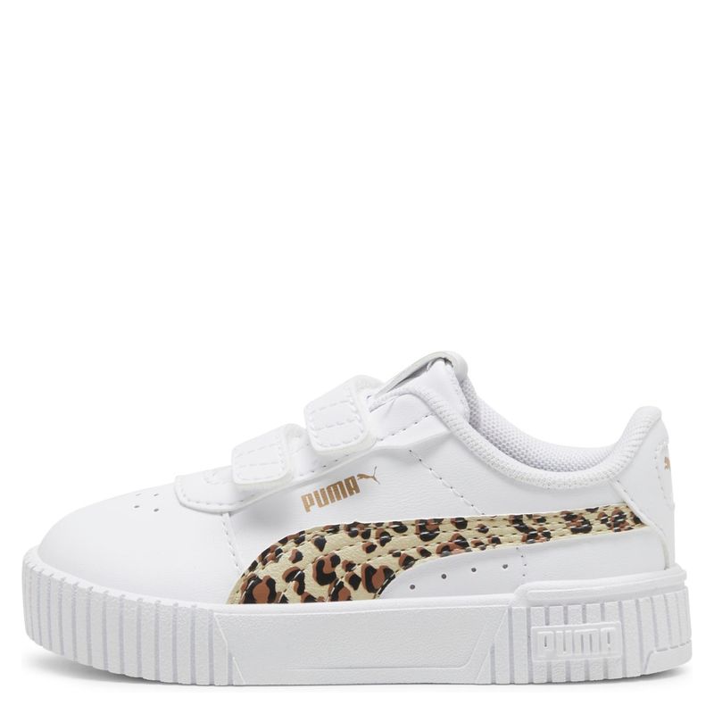 PUMA - Carina 20 Animal Zapatilla Urbana Unisex Niño Blanco (21 A 27) Puma