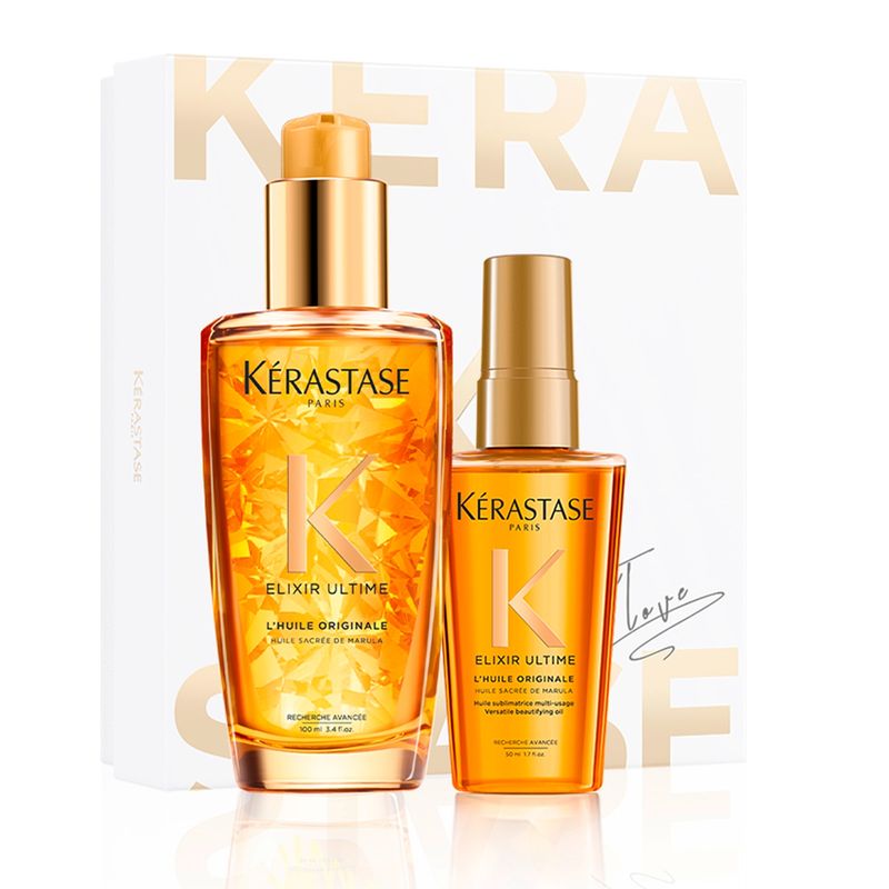 KERASTASE - Set Brillo Sublime Elixir Ultime Aceite LHuile Originale 100 ml + 50 ml Kérastase