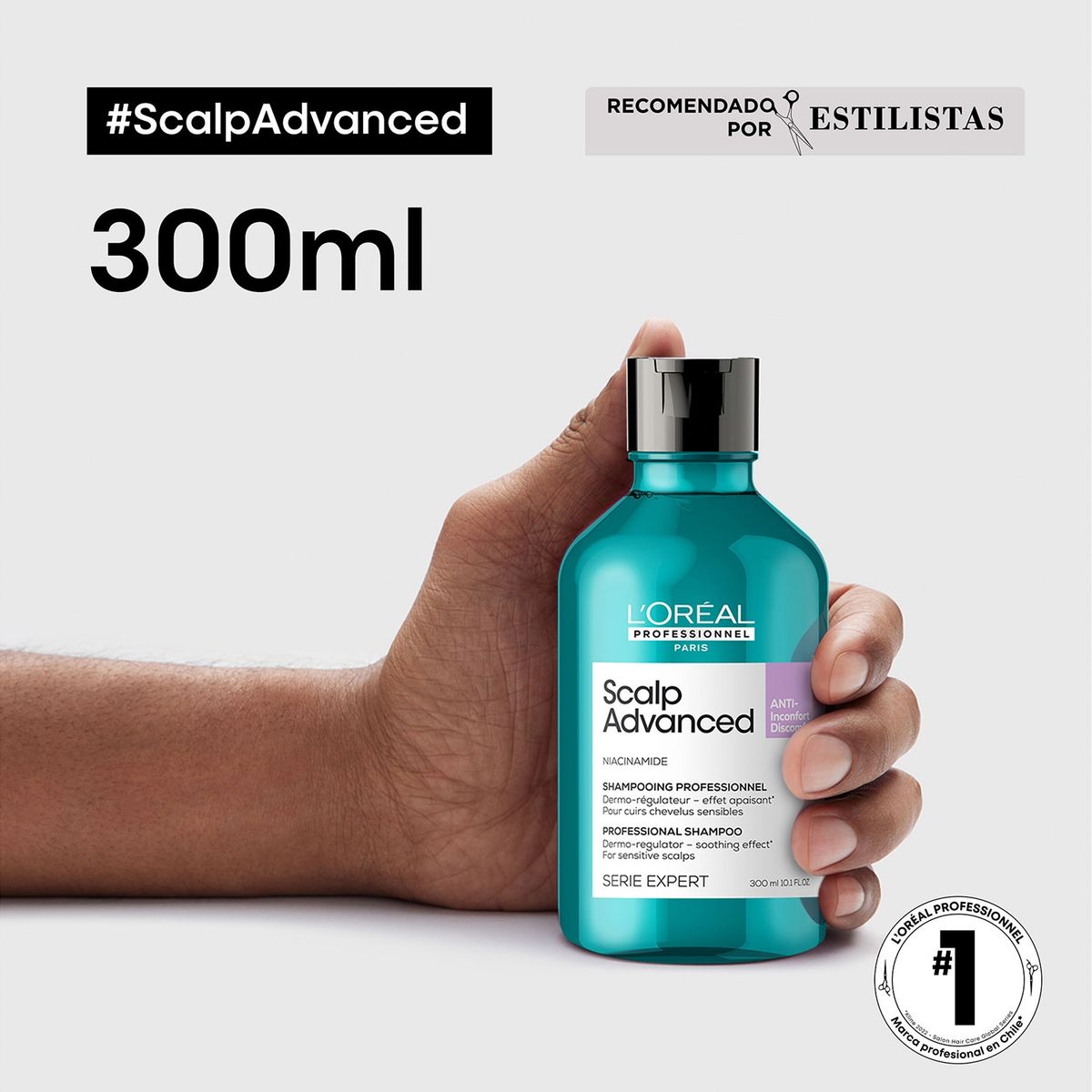 LOREAL PROFESSIONNEL - Shampoo Anti Irritación Con Niacinamida Cuero Cabelludo Irritado 300 Ml L'oréal Professionnel