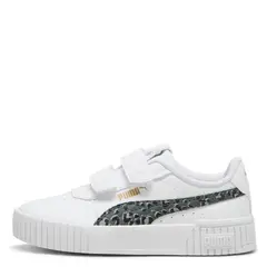 PUMA - Carina 2.0 Animal Zapatilla Urbana Niña Cuero Blanco (28 a 35)