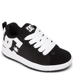 DC SHOES - Court Graffik Zapatilla Urbana Unisex Niños Negro (34 a 39)