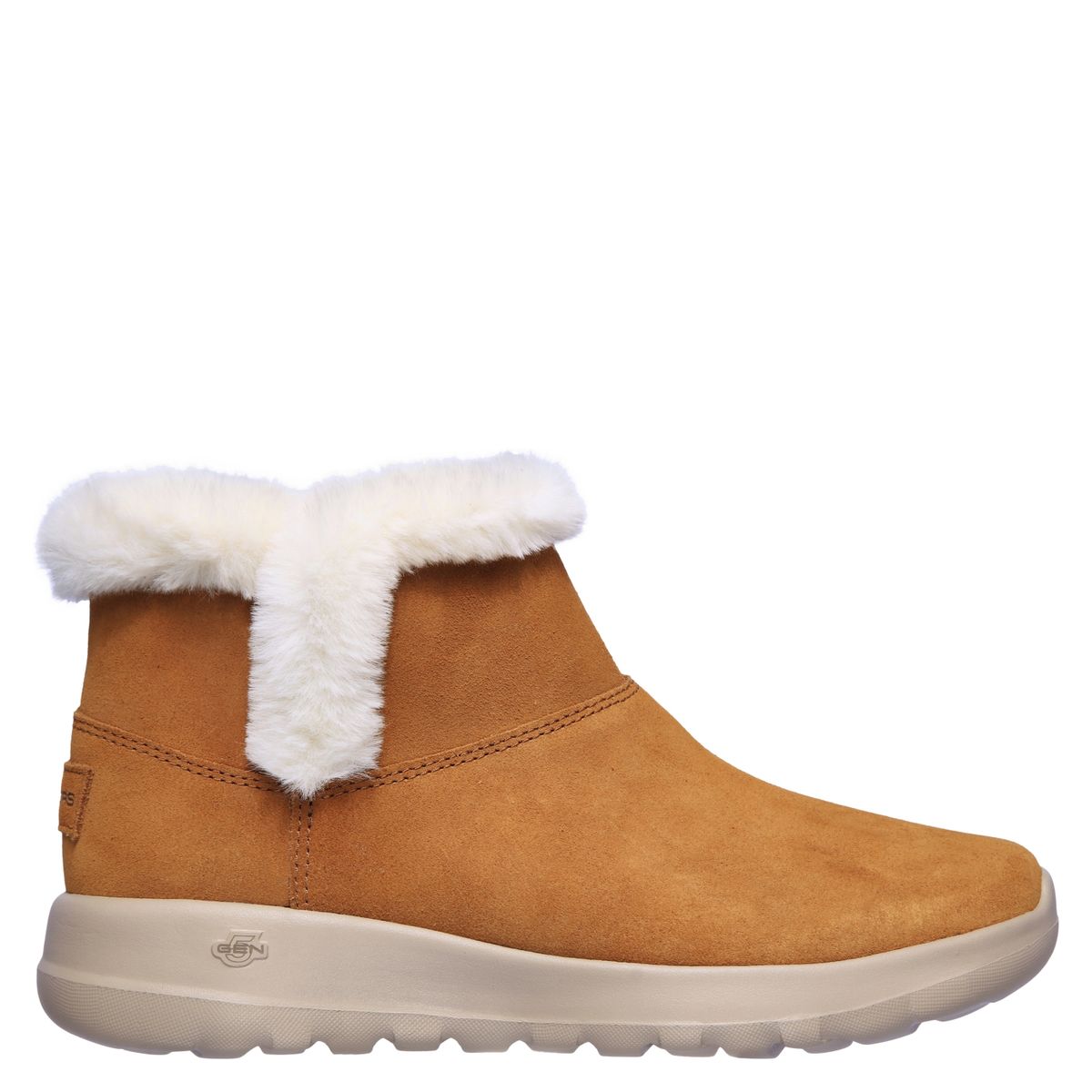 SKECHERS - Botín Mujer Cuero Café Skechers