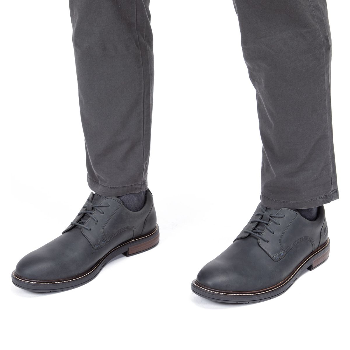 GUANTE - Zapato Casual Hombre Cuero Negro Guante