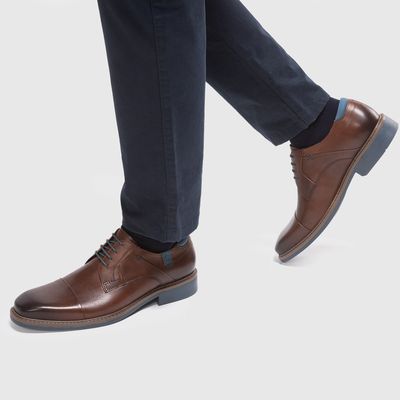 Imagen 2 del producto Zapato Casual Hombre Cuero Café