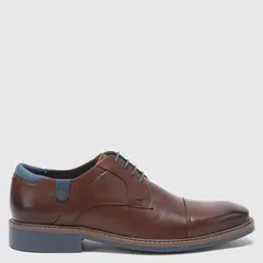 GUANTE - Zapato Casual Hombre Cuero Café