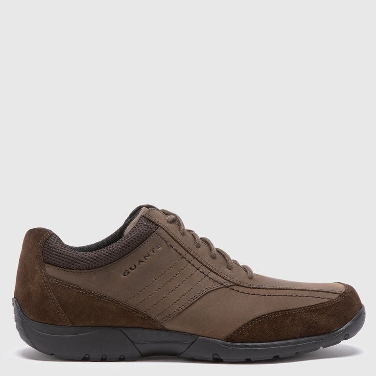 Zapato Casual Hombre Cuero Café