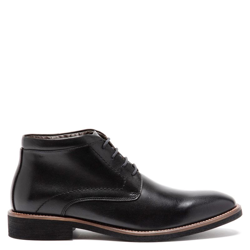 GUANTE - Botín Hombre Cuero Negro Guante
