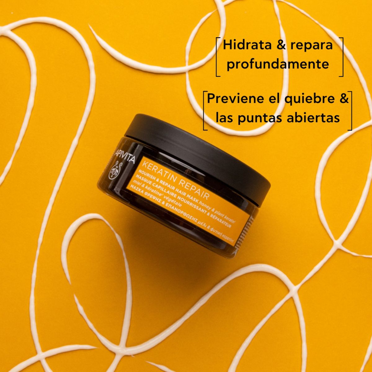APIVITA - HAIR CARE Mascarilla para cabello seco y dañado Keratin Repair Apivita