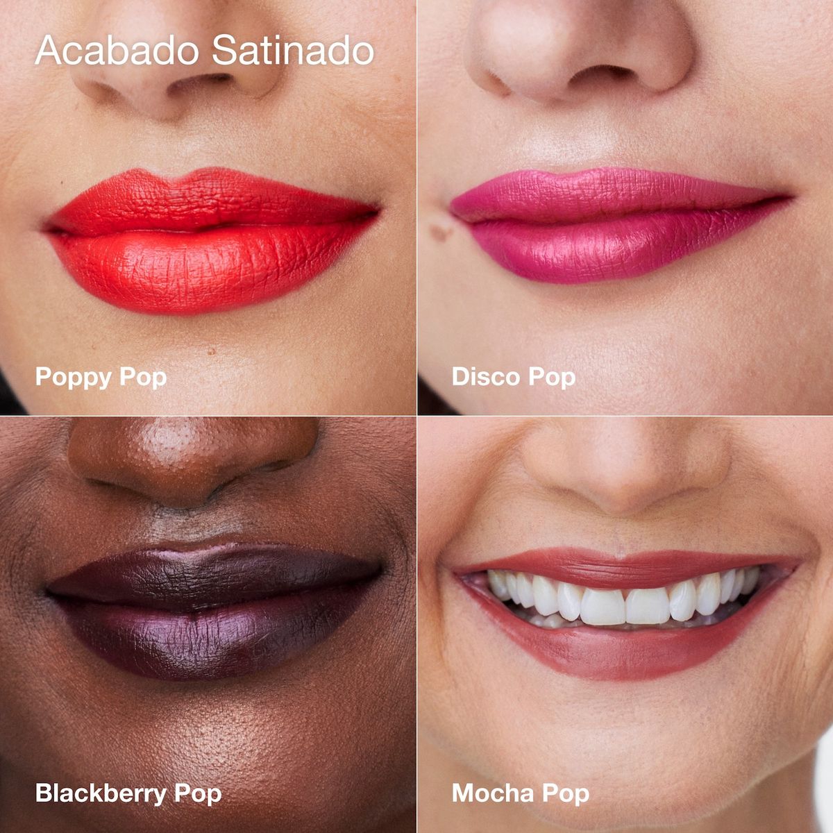 CLINIQUE - Labial  Pop Longwear Lipstick Shine Blush Pop Clinique