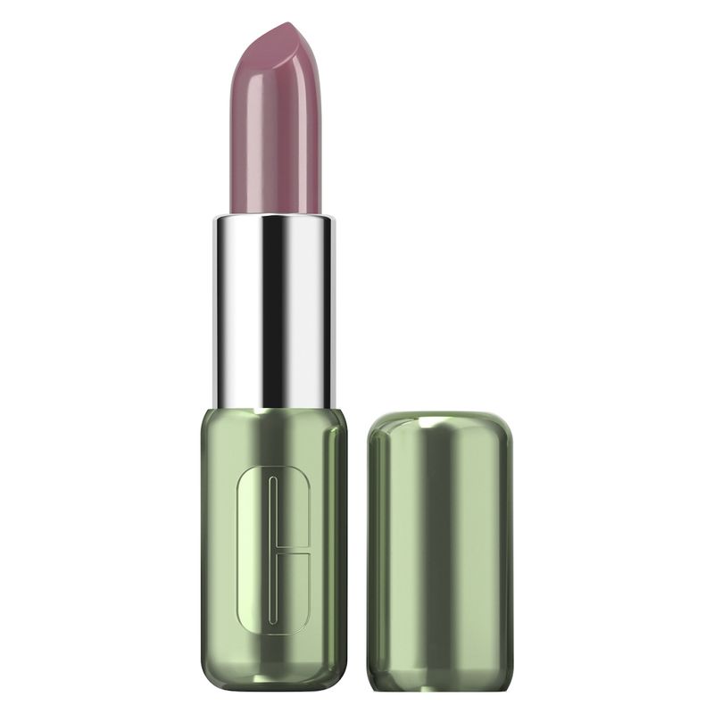 CLINIQUE - Labial  Pop Longwear Lipstick Shine Plum Pop Clinique
