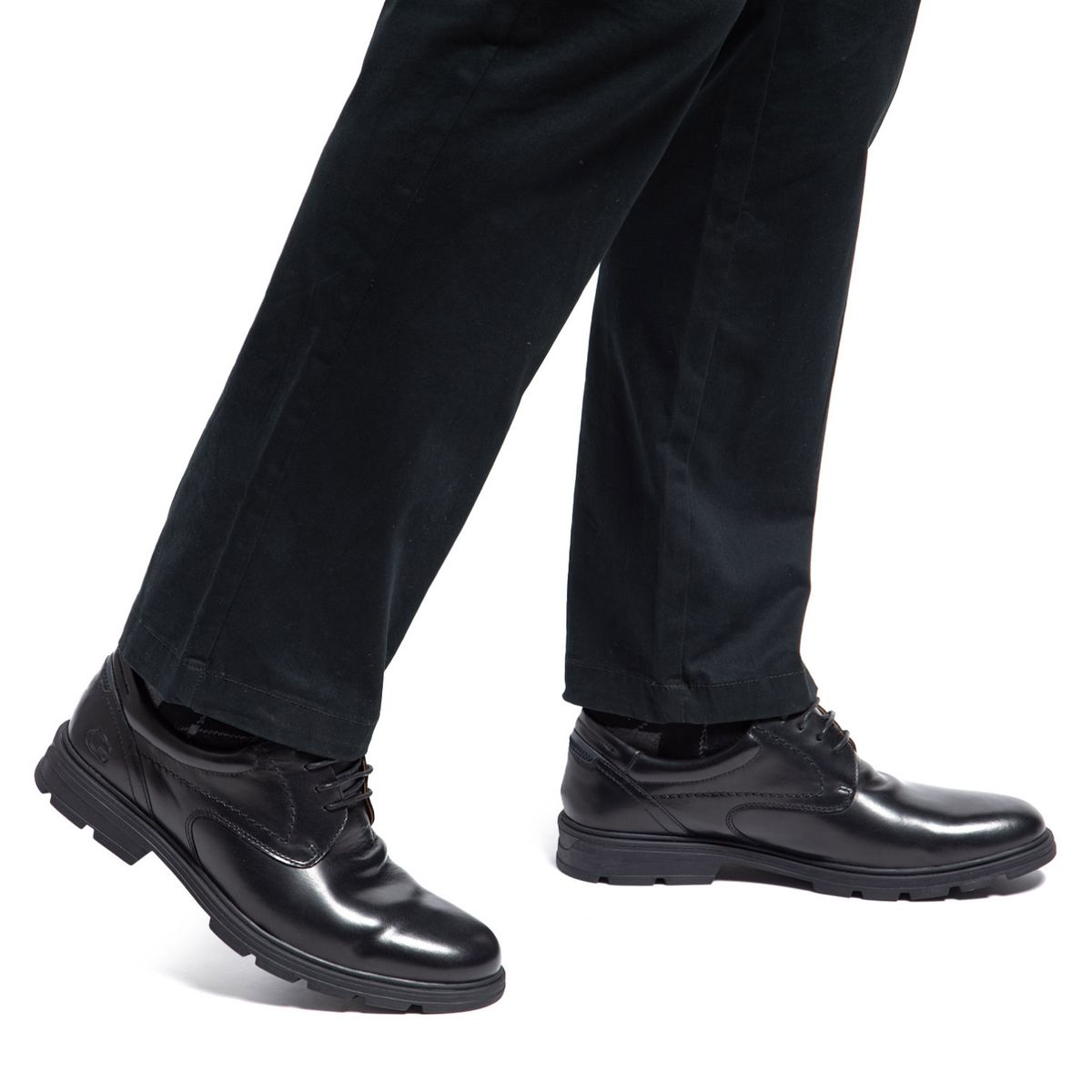 GUANTE - Zapato Formal Hombre Cuero Negro Guante