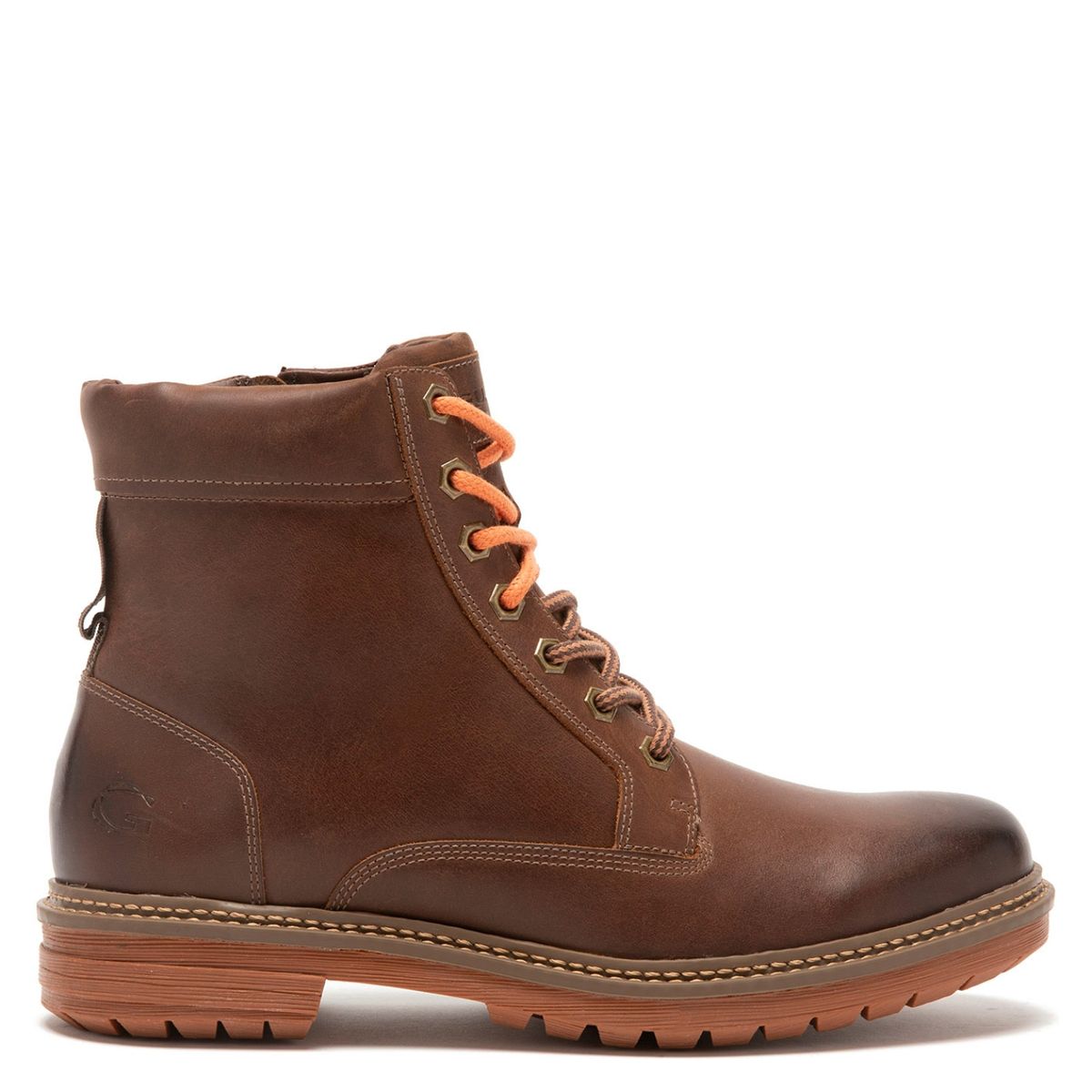 GUANTE - Botín Hombre Cuero Café Guante