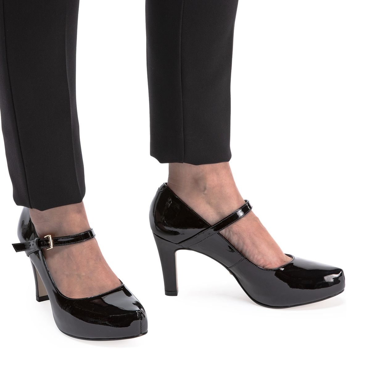 GACEL - Zapato Formal Mujer Cuero Negro Gacel