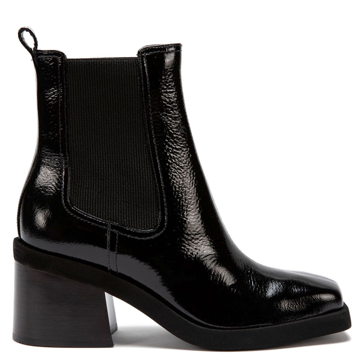 GACEL - Botín Mujer Cuero Negro Gacel