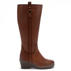 GACEL - Bota Mujer Cuero Café
