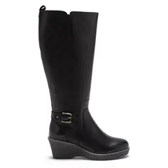 GACEL - Bota Mujer Cuero Negro