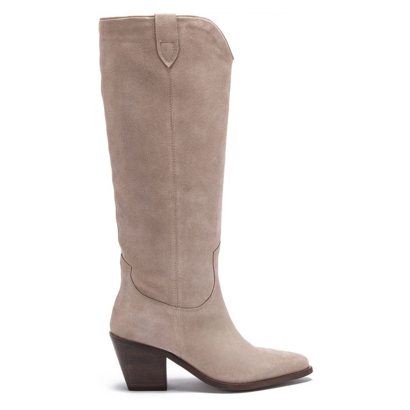 GACEL - Bota Mujer Cuero Blanco Gacel