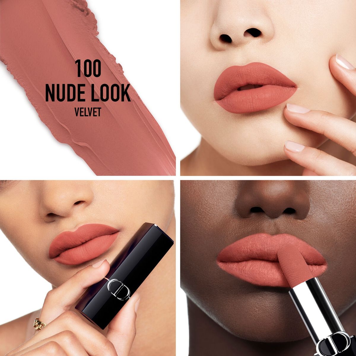 DIOR - Rouge Dior - Barra de labios de larga duración - Tratamiento floral hidratante - Acabado aterciopelado