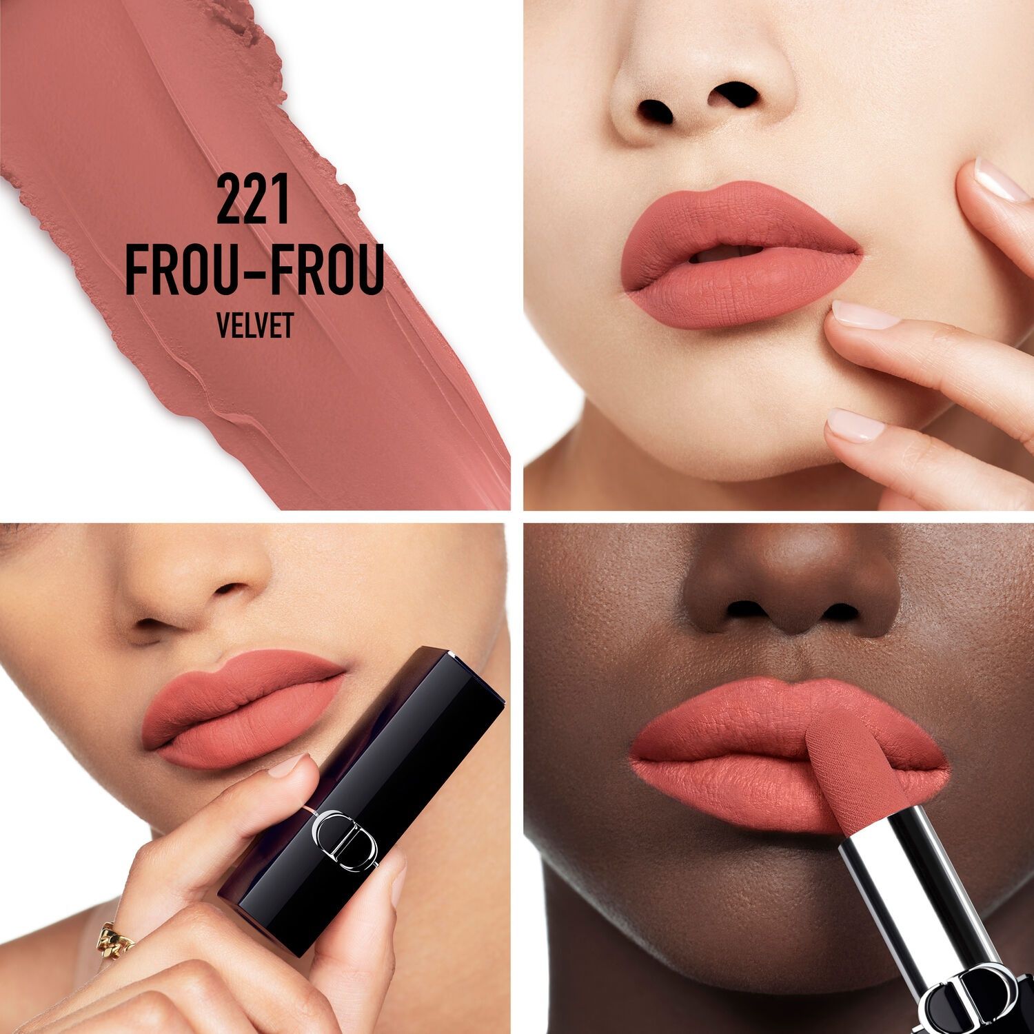 DIOR Rouge Dior - Barra de labios de larga duración - Tratamiento