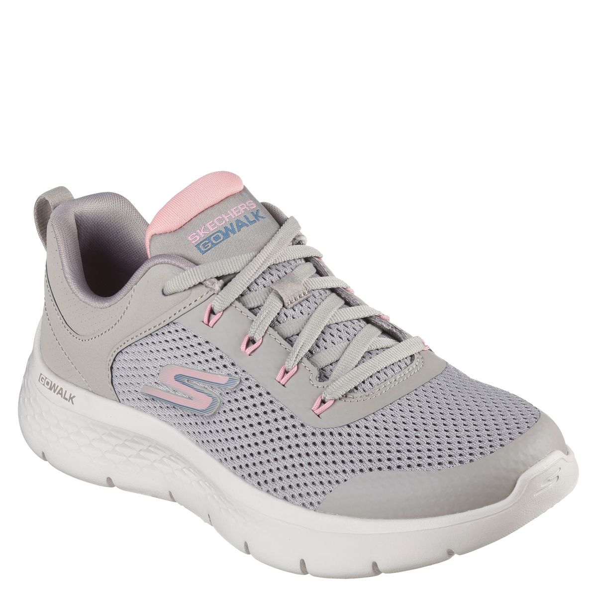 SKECHERS - Go Walk Flex Zapatilla Running Mujer Beige Skechers