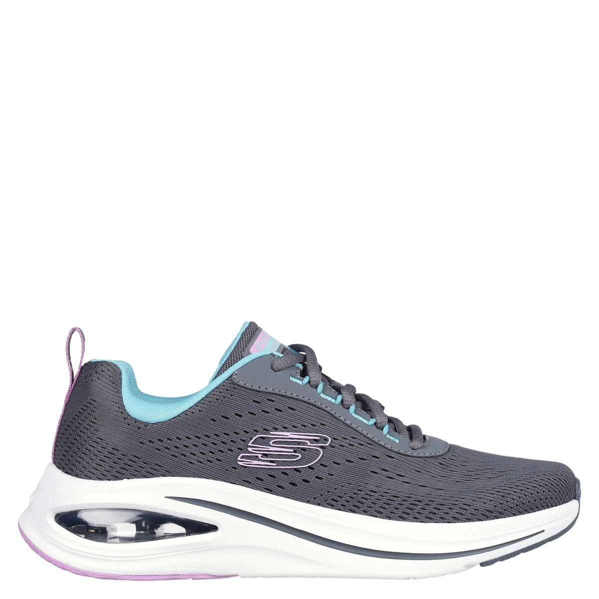 SKECHERS - Skech-Air Meta Zapatilla Running Mujer Gris Skechers