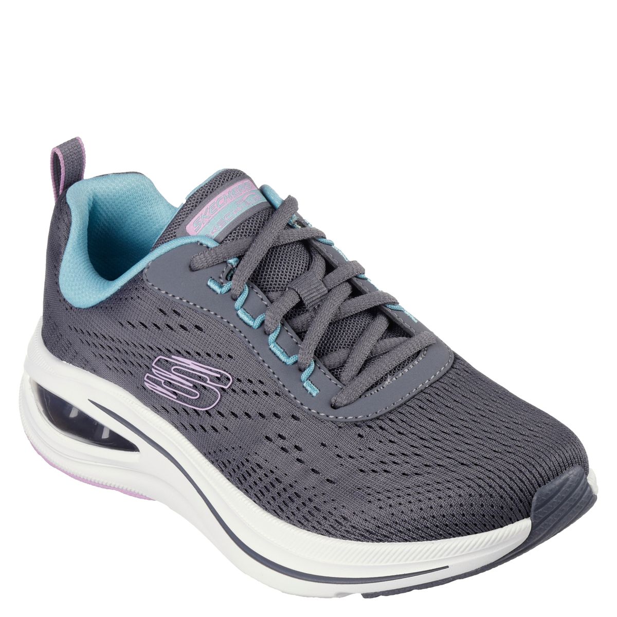 SKECHERS - Skech-Air Meta Zapatilla Running Mujer Gris Skechers