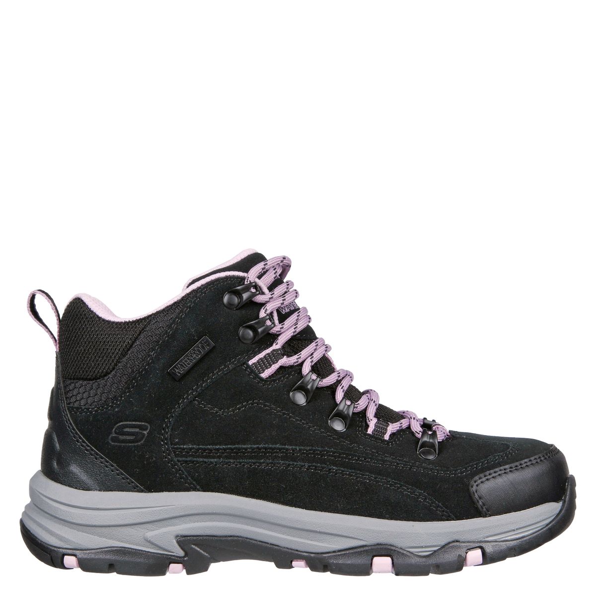 SKECHERS - Trego Zapatilla Deportiva Running Mujer Cuero Negro Skechers