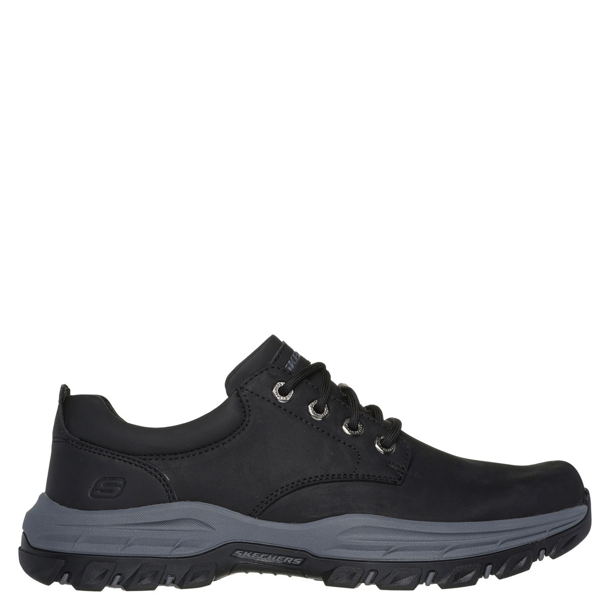 SKECHERS - Zapatilla Urbana Hombre Cuero Negro Skechers