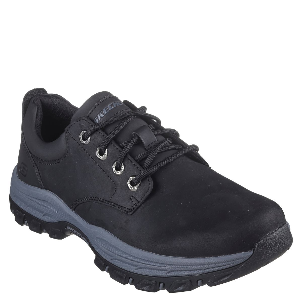 SKECHERS - Zapatilla Urbana Hombre Cuero Negro Skechers