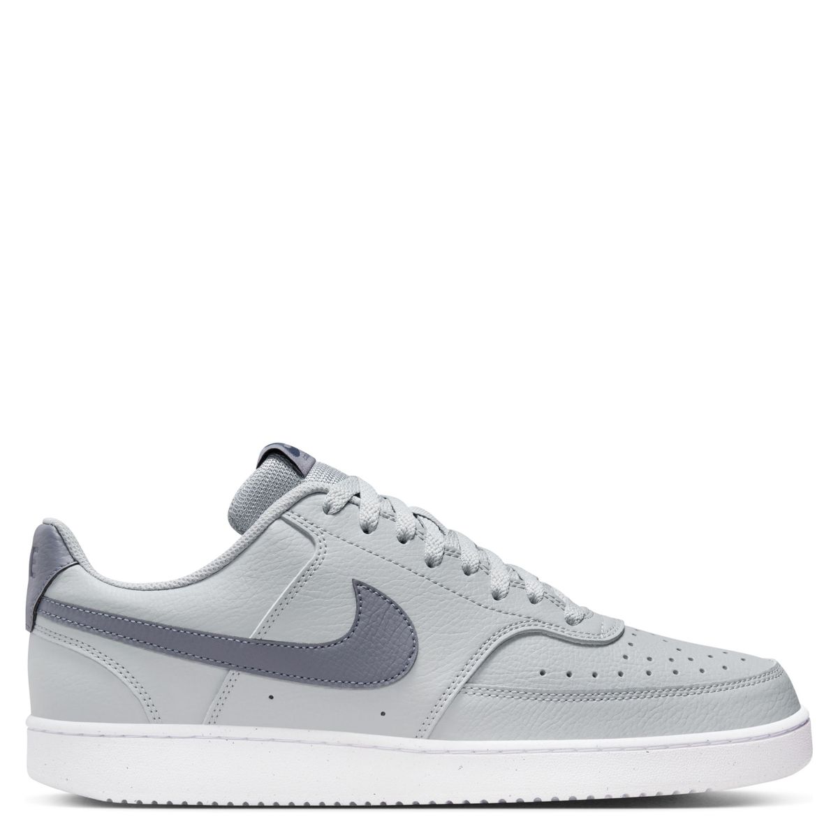NIKE - Court Vision Lo Zapatilla Urbana Hombre Cuero Gris Nike