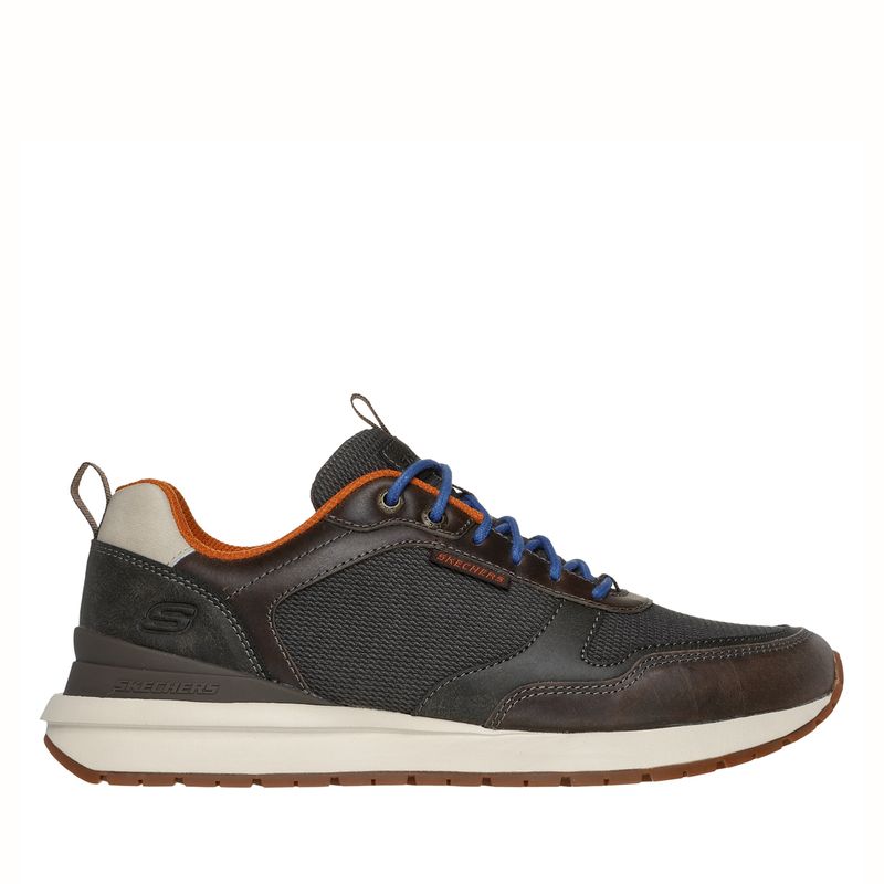 SKECHERS - Zapatilla Urbana Hombre Cuero Verde Skechers