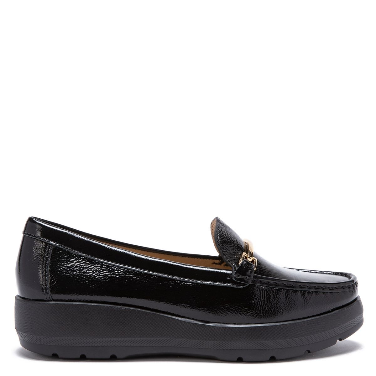GACEL - Mocasín Mujer Cuero Negro Gacel