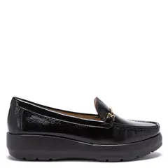 GACEL - Mocasín Mujer Cuero Negro