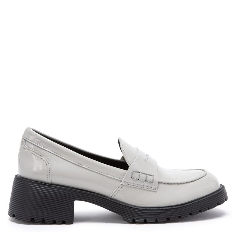 GACEL - Mocasín Mujer Cuero Gris Gacel