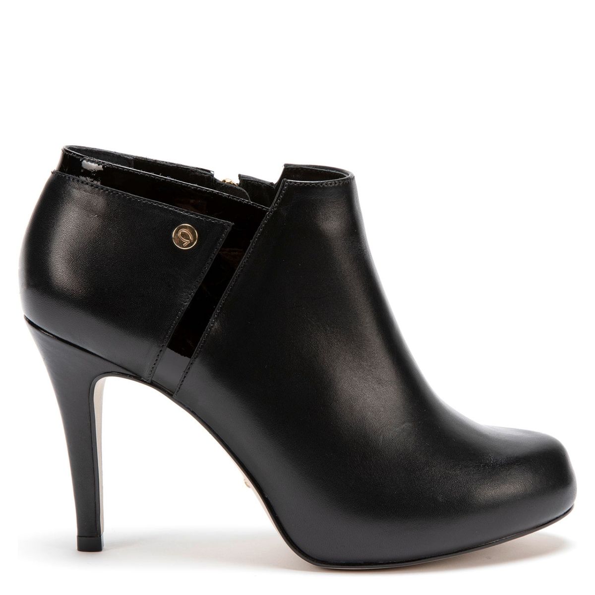 GACEL - Botín Mujer Cuero Negro Gacel