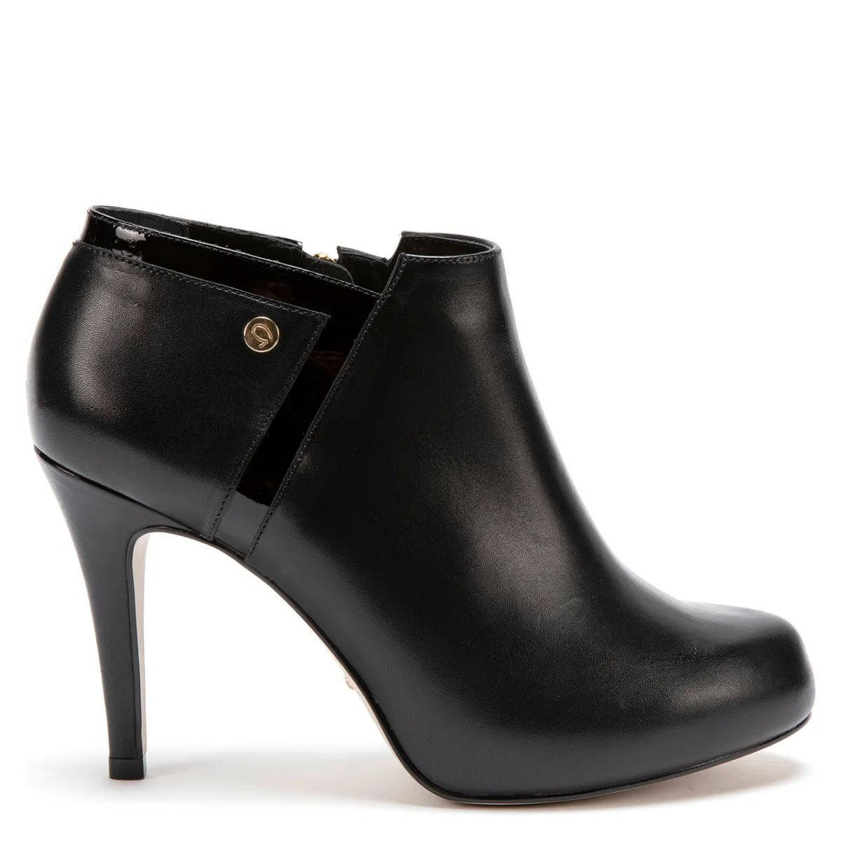 GACEL - Botín Mujer Cuero Negro Gacel