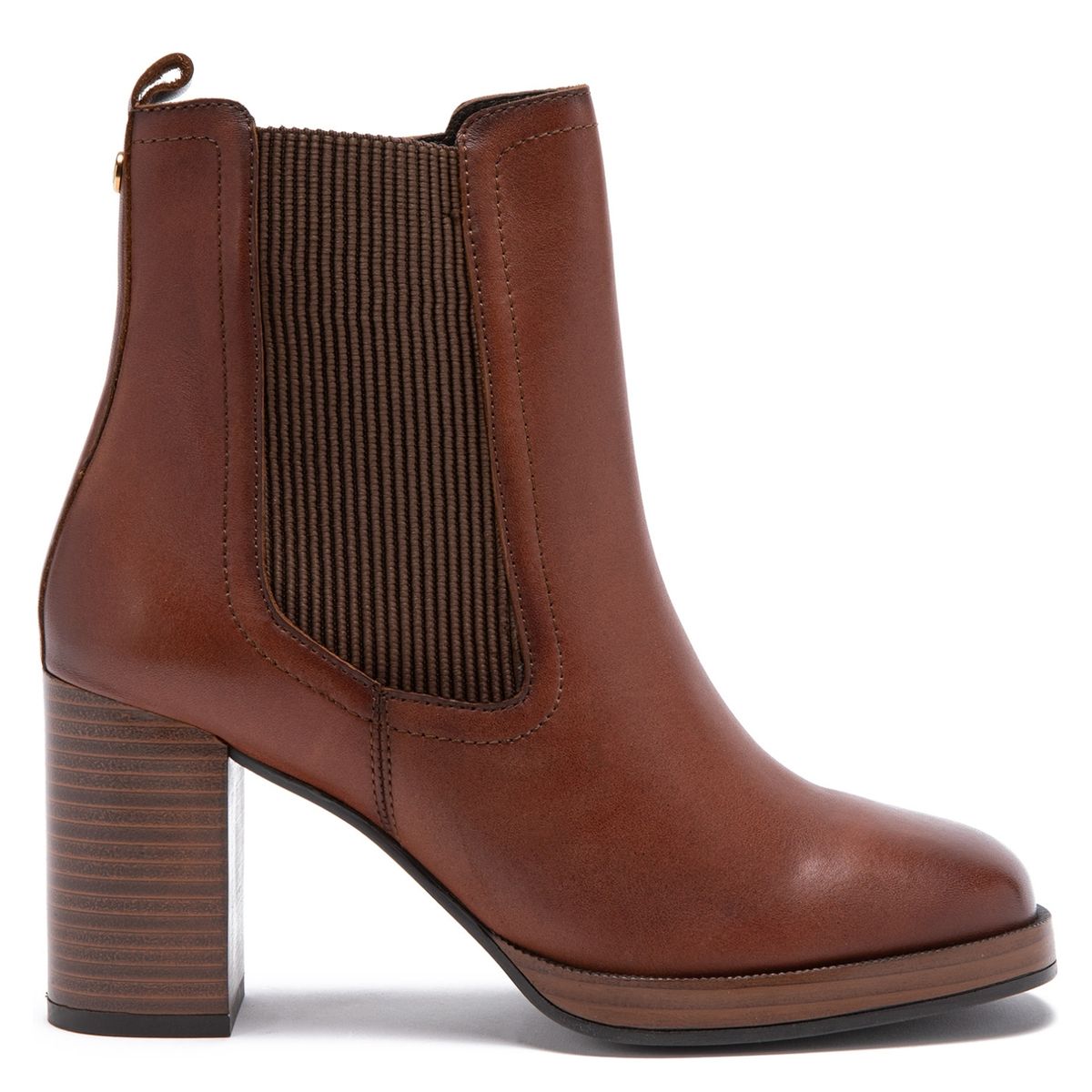 GACEL - Botín Mujer Cuero Café Gacel