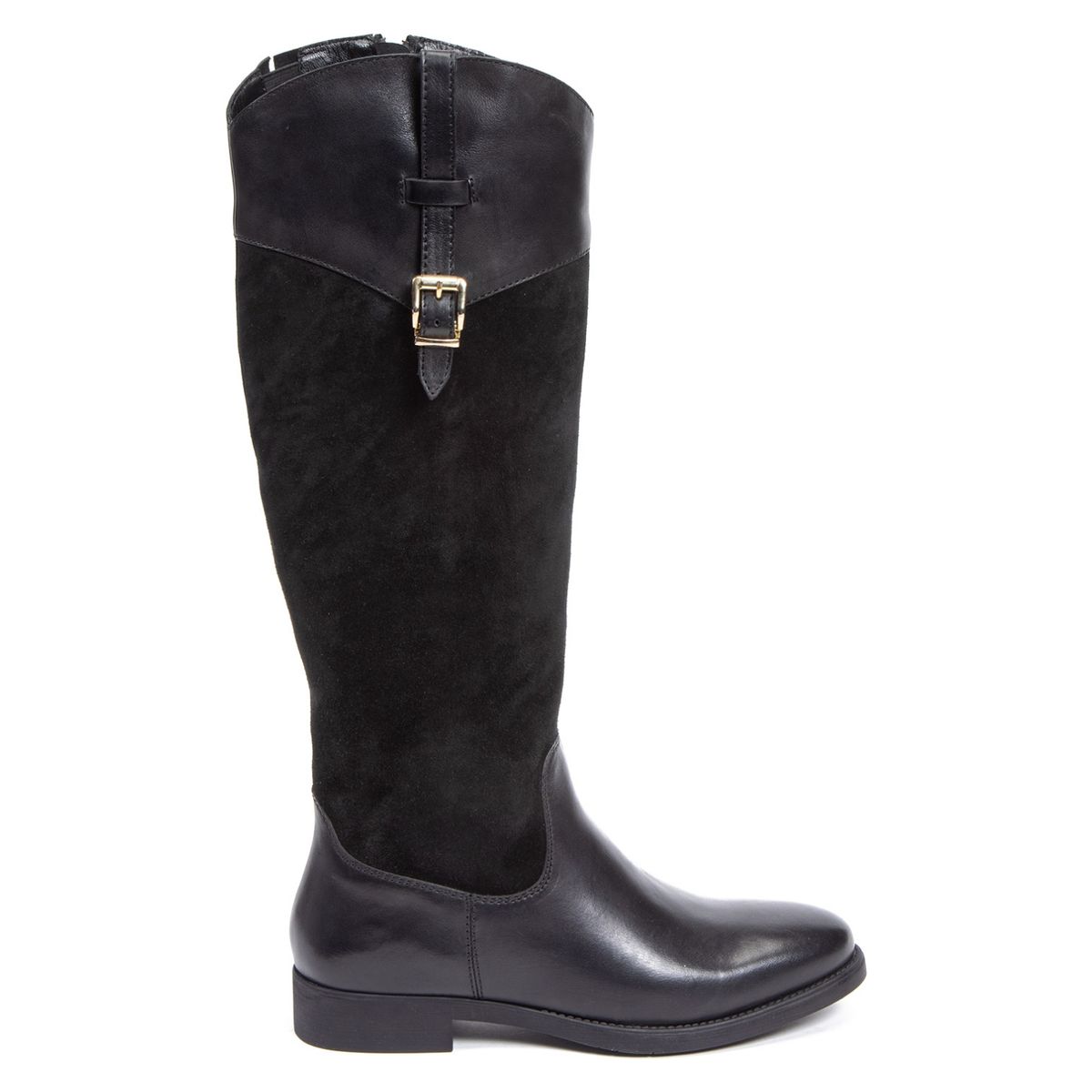 GACEL - Bota Mujer Cuero Negro Gacel