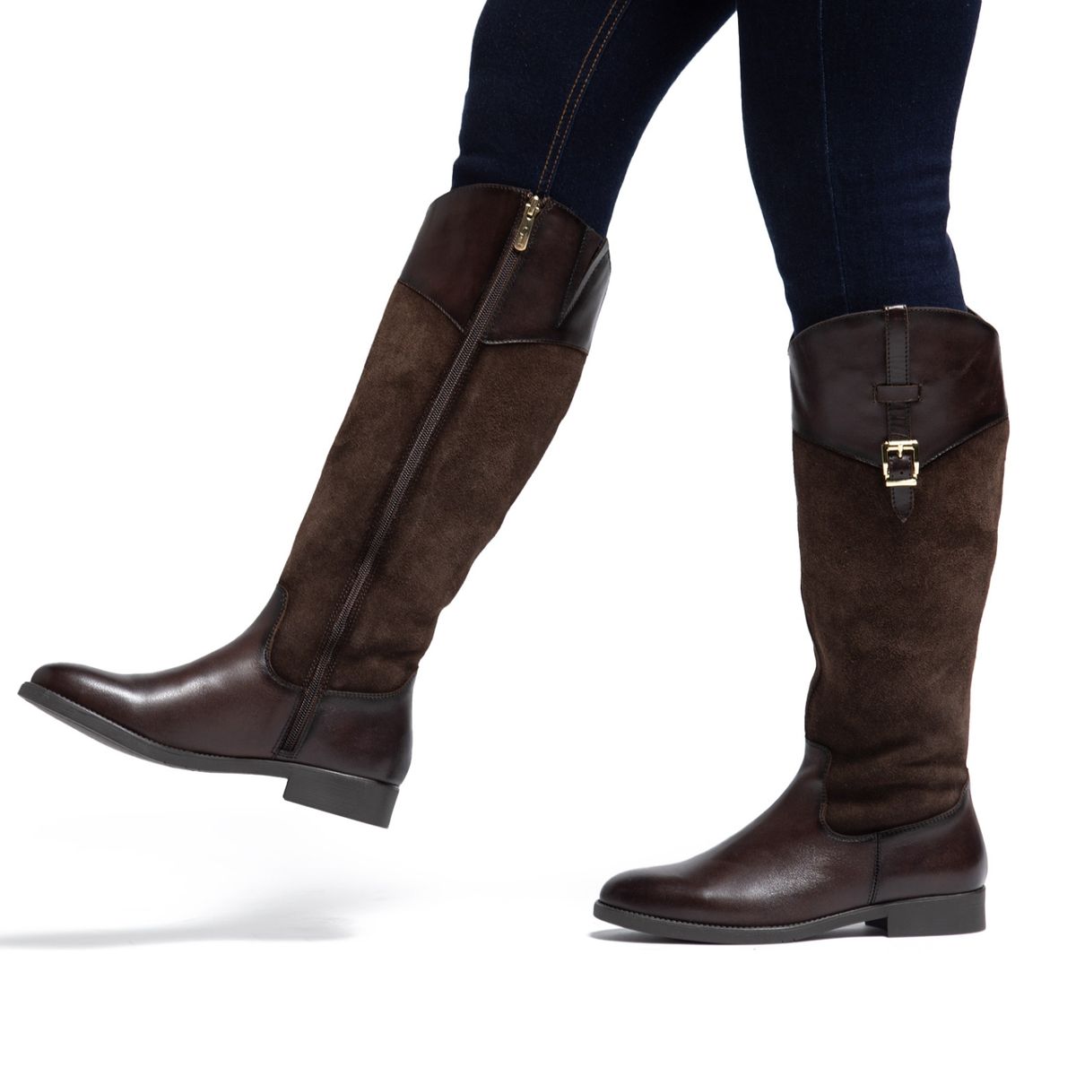 GACEL - Bota Mujer Cuero Café Gacel