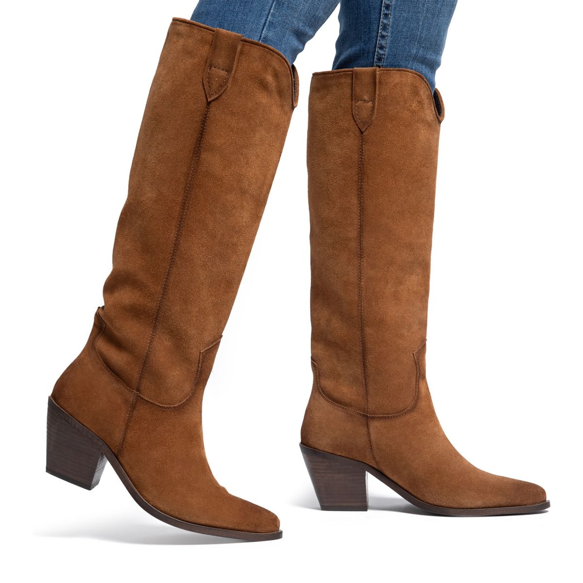 GACEL - Bota Mujer Cuero Café Gacel