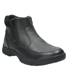 HUSH PUPPIES - Botín Hombre Cuero Negro