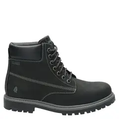 HUSH PUPPIES - Botín Hombre Cuero Negro
